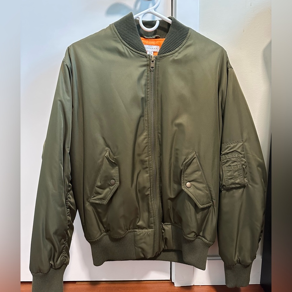 Topshop Women’s Oversize Bomber Jacket